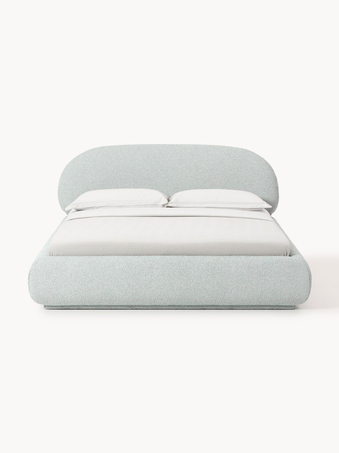 Albelle Upholstered Bouclé Bed
