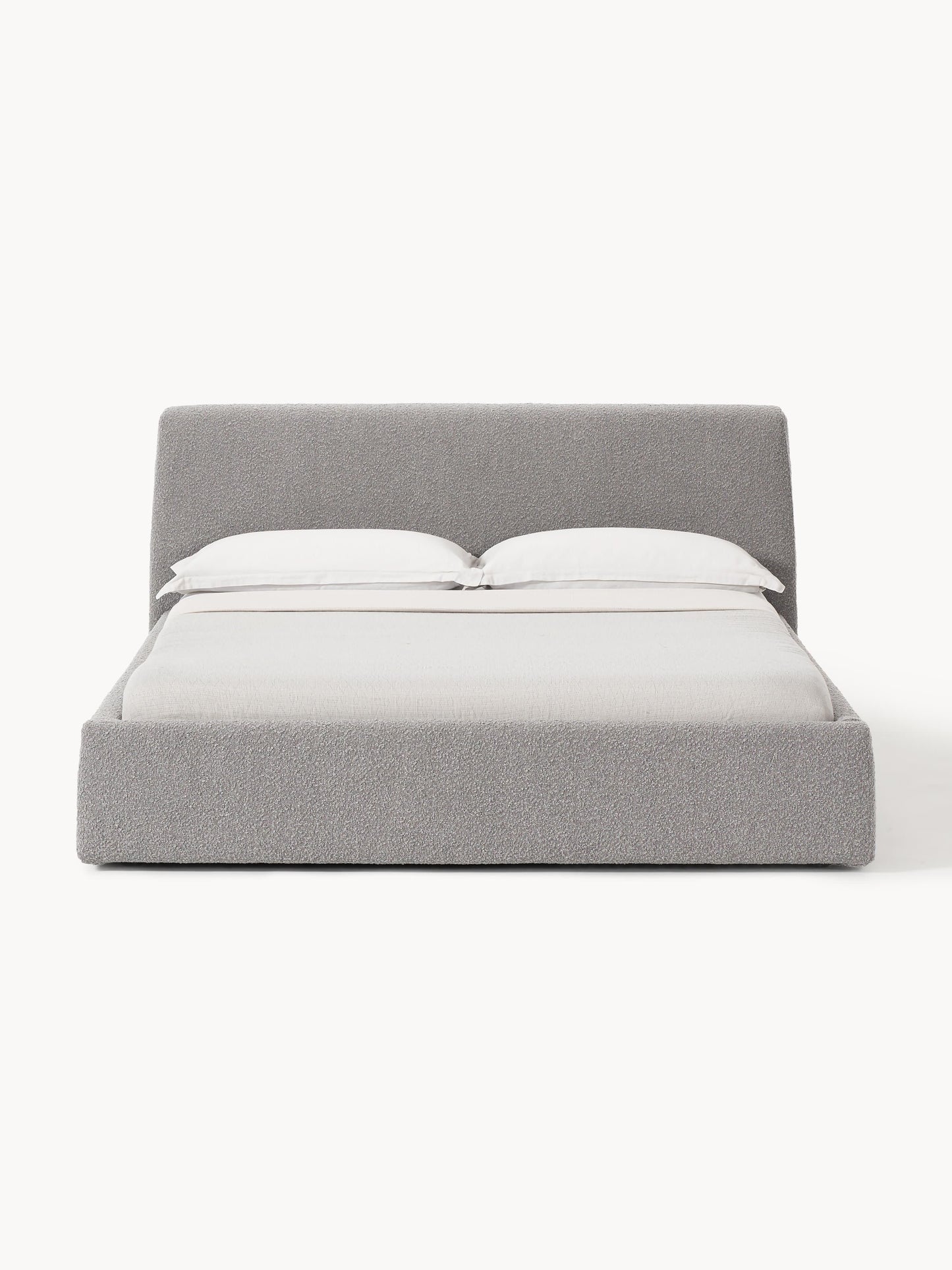 Cloudric Upholstered Bouclé Bed