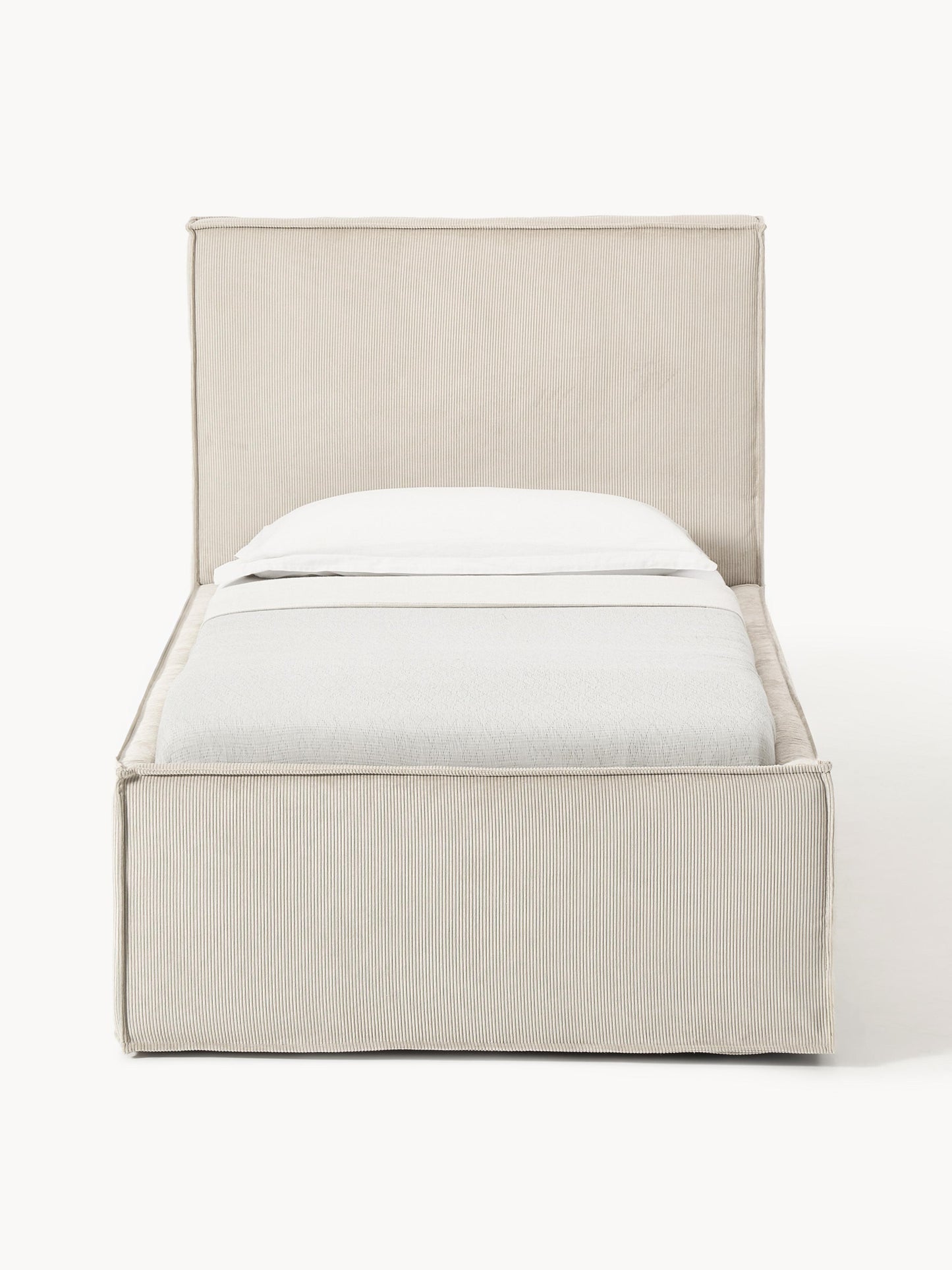 Drennica Corduroy Single Bed
