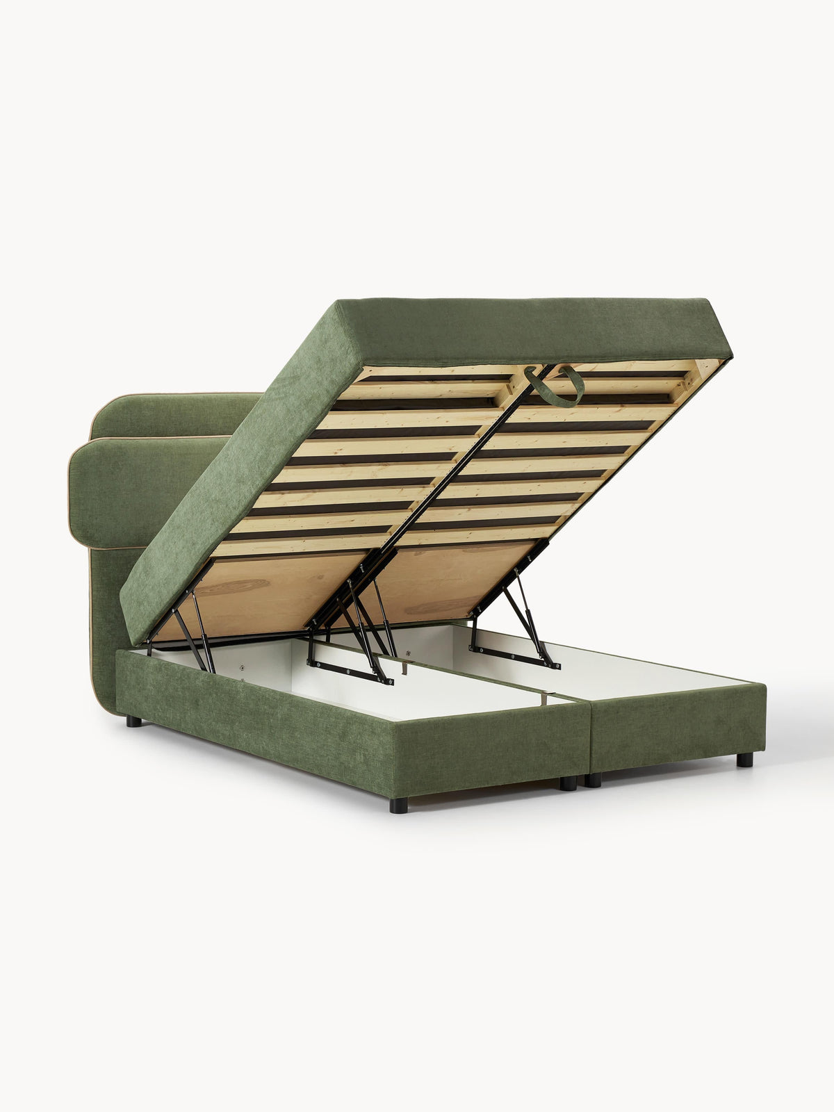 Enricilla Box Spring Bed with Storage