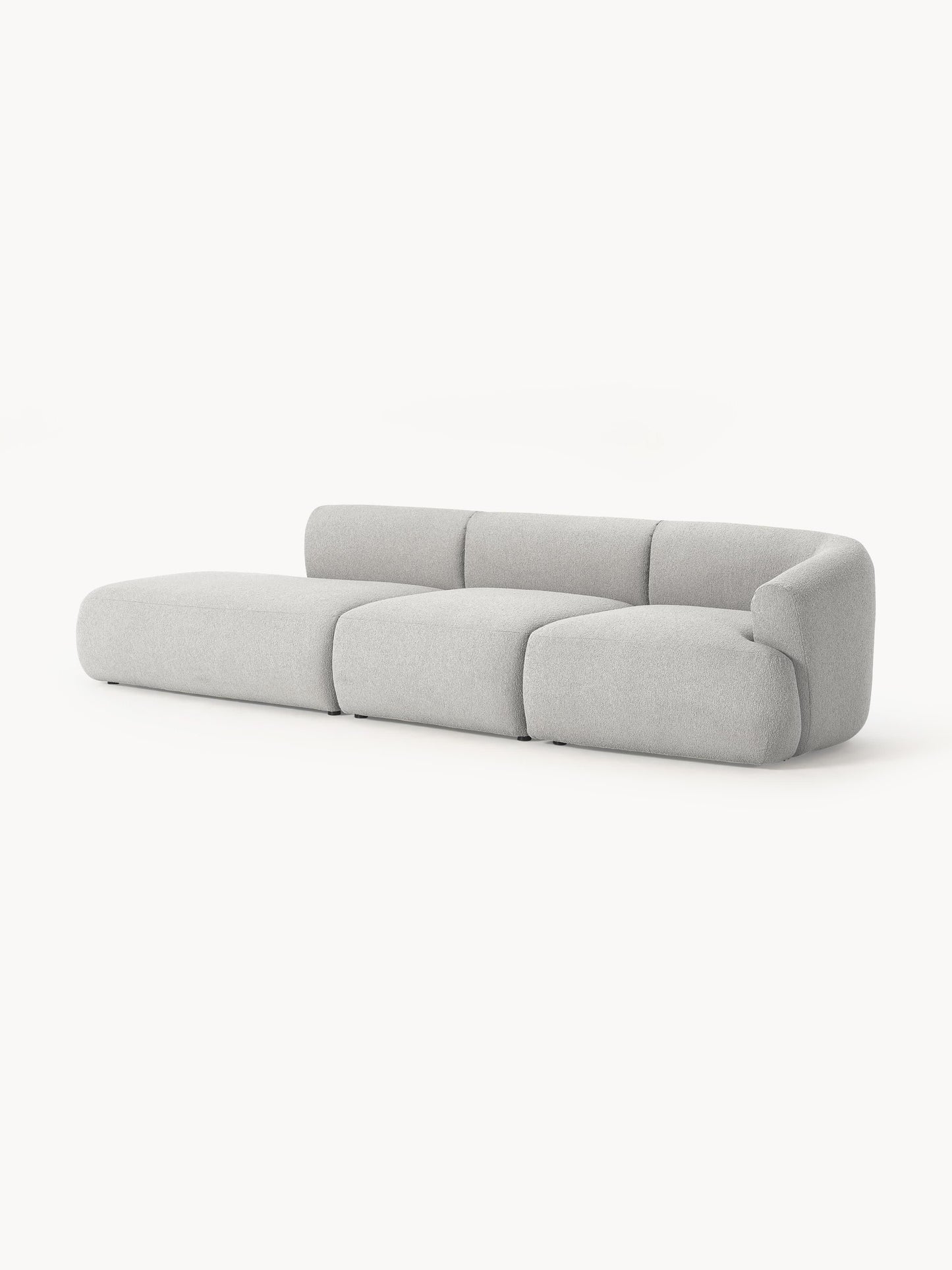 Fialdi Modular Bouclé Chaise (2-Seater)