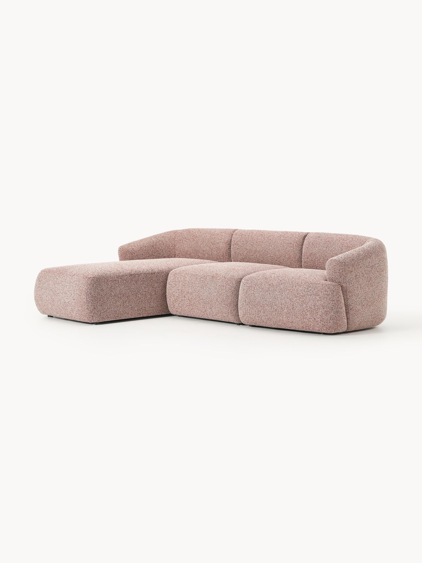 Fialdi Modular Bouclé Corner Sofa (3-Seater)