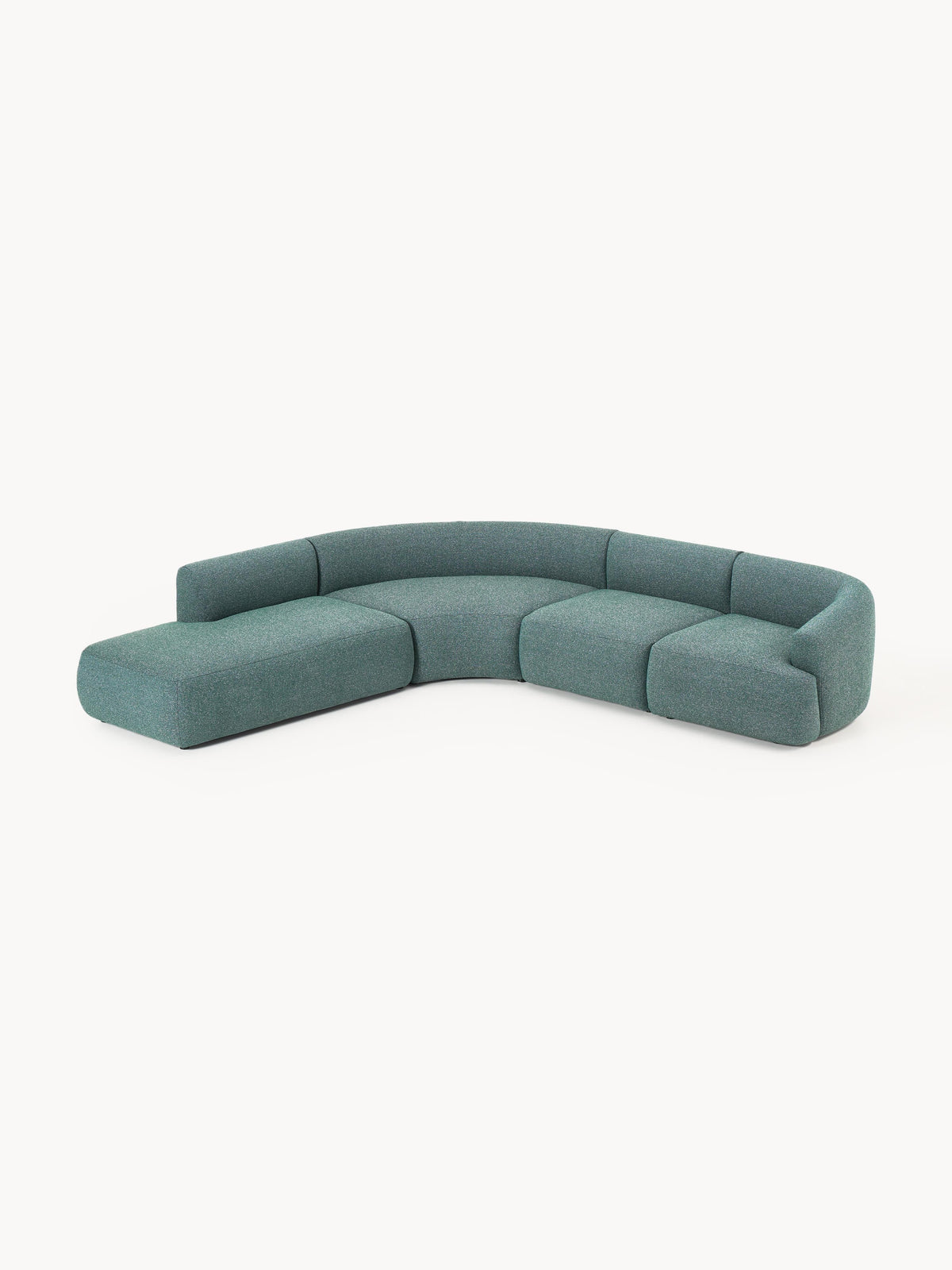 Fialdi Modular Bouclé Corner Sofa (4-Seater)