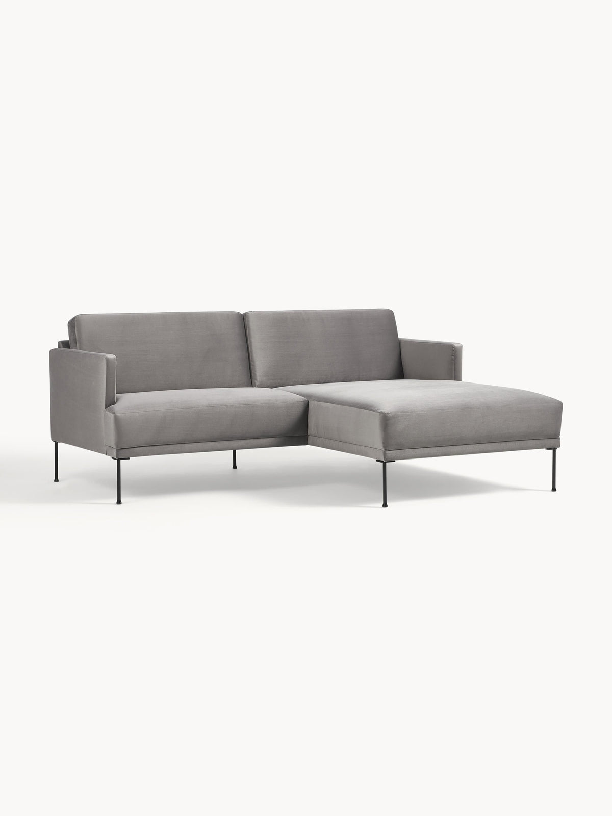 Fluenzia Small Velvet Corner Sofa