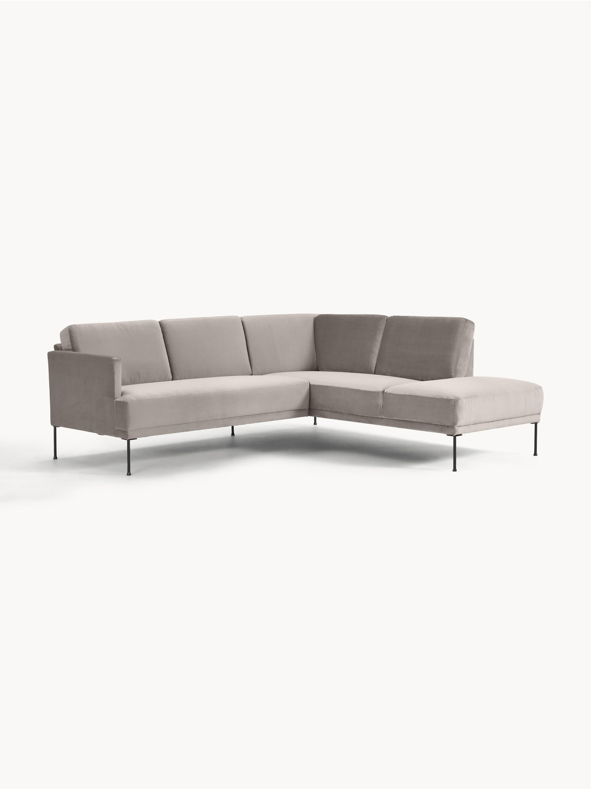 Fluenzia Velvet Corner Sofa