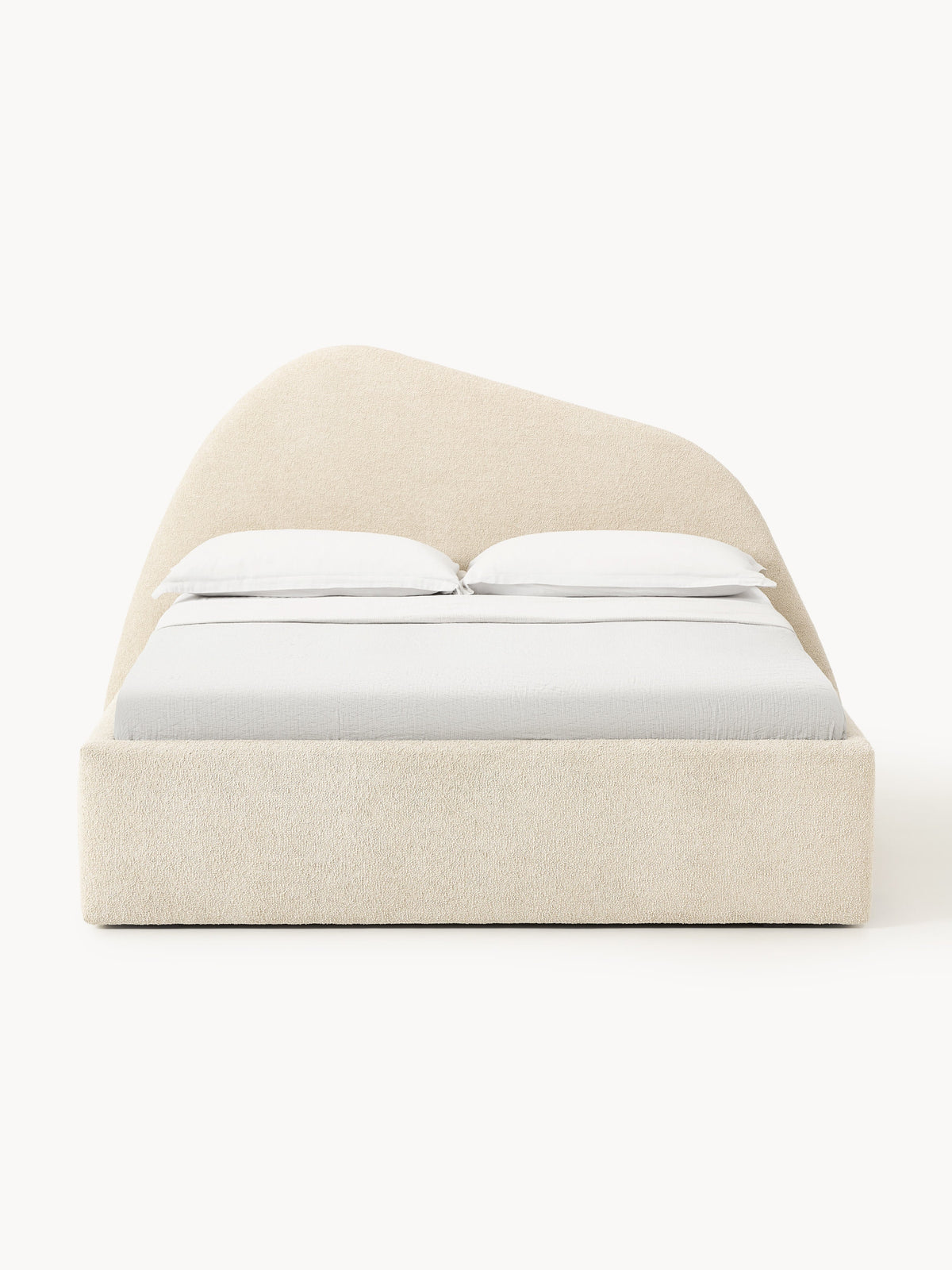 Garreau Upholstered Bed in Bouclé