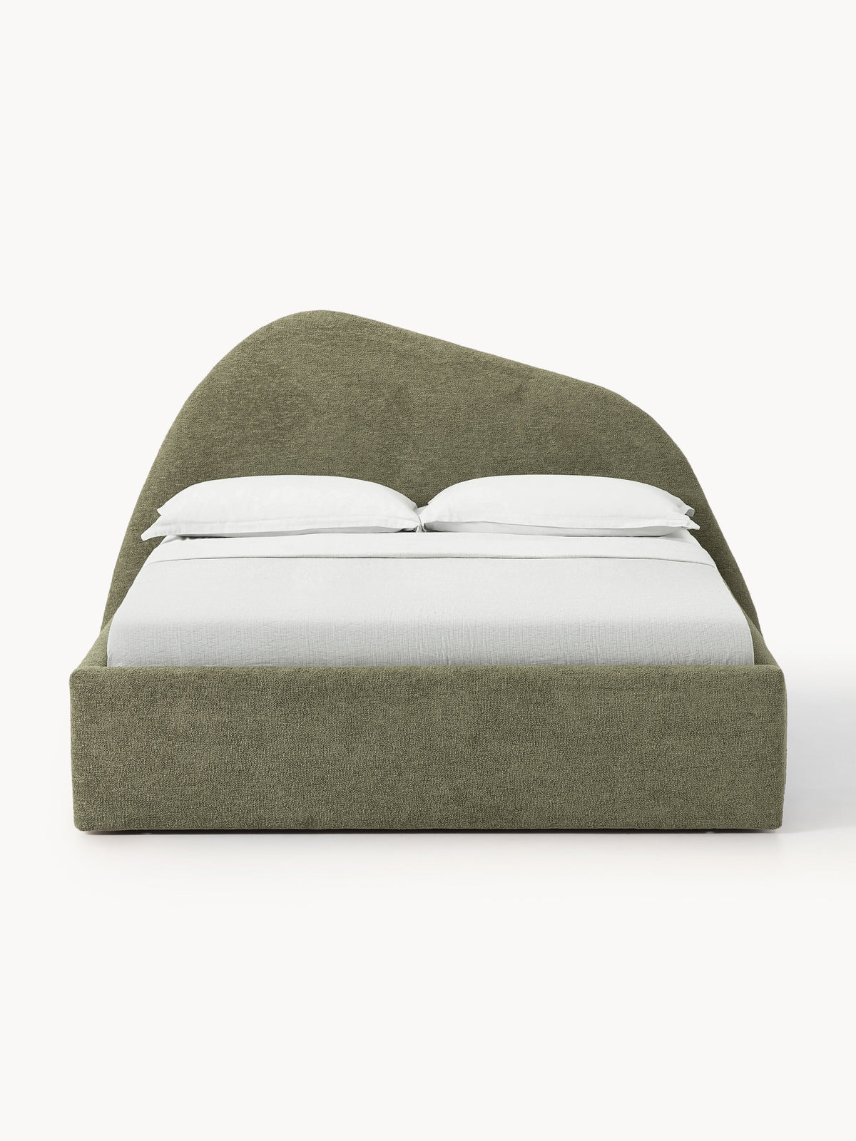 Garreau Upholstered Bed in Bouclé