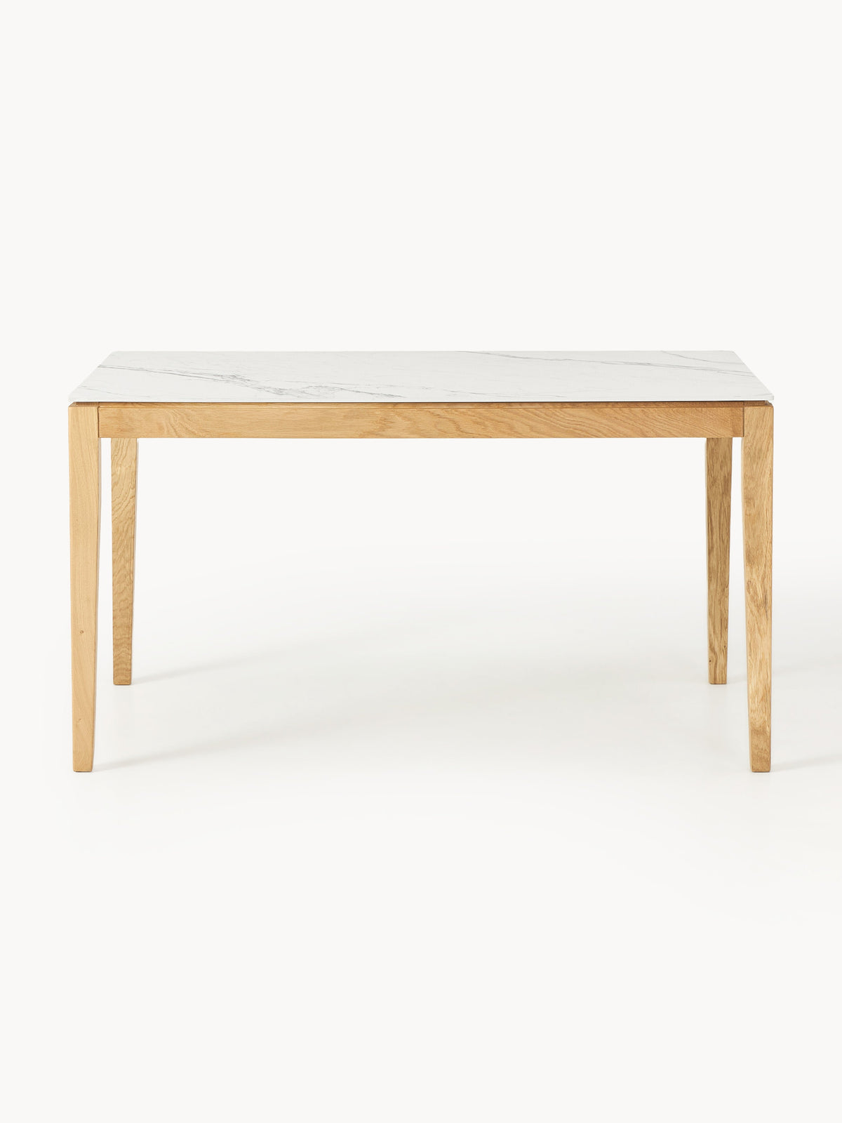 Jacksoro Dining Table with Marble-Look Tabletop, in Various Sizes