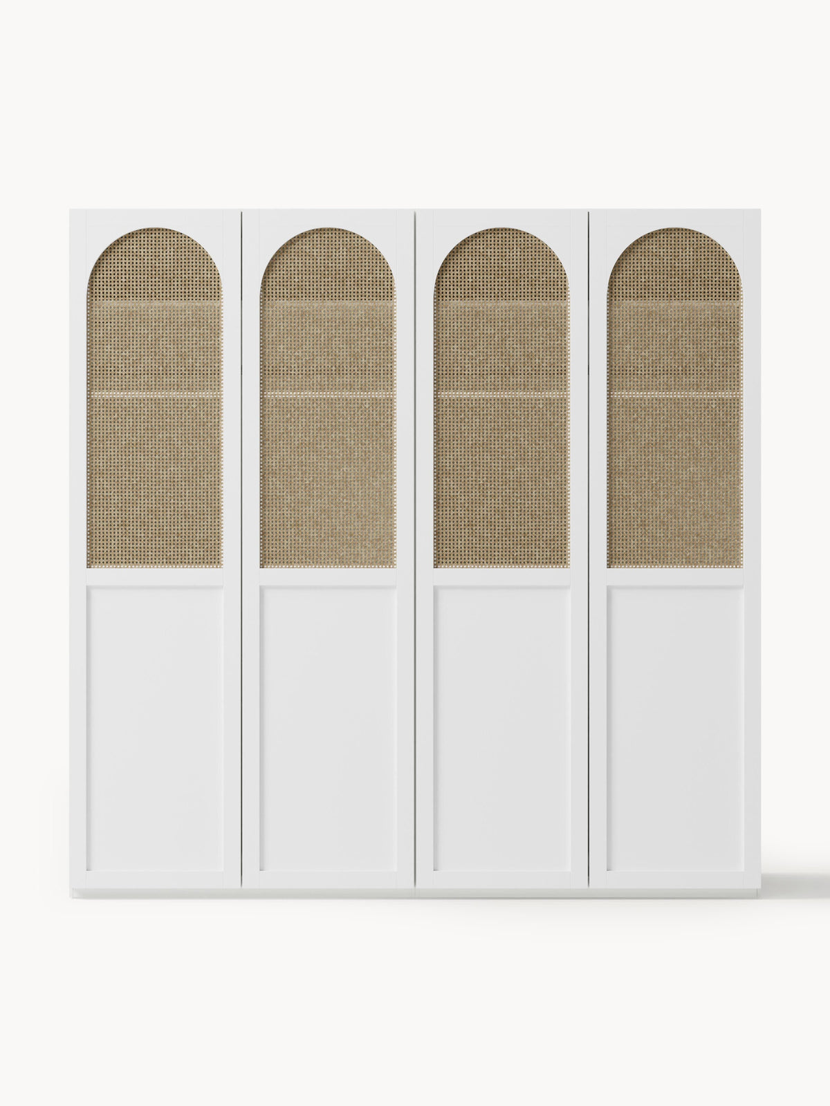 Jeannelle Modular Hinged-Door Wardrobe, 200 cm Wide, in Various Sizes
