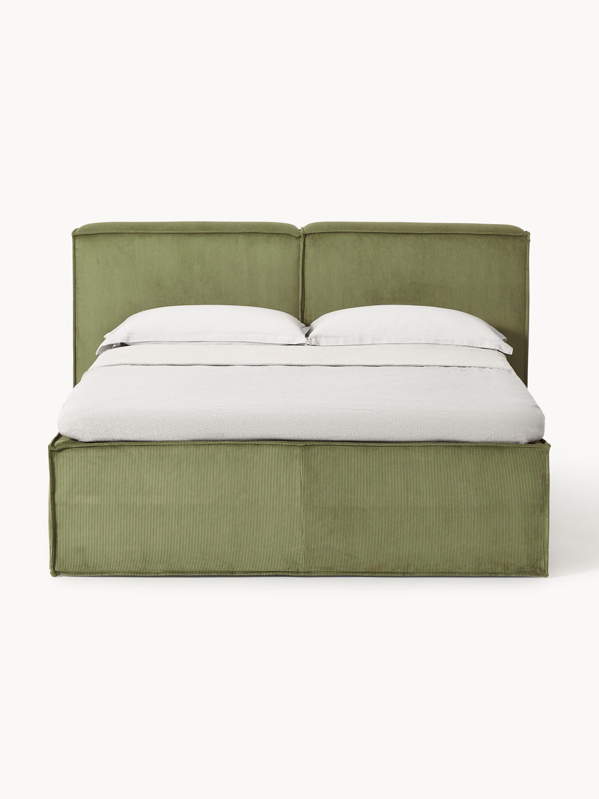 Lennaster Corduroy Box Spring Bed