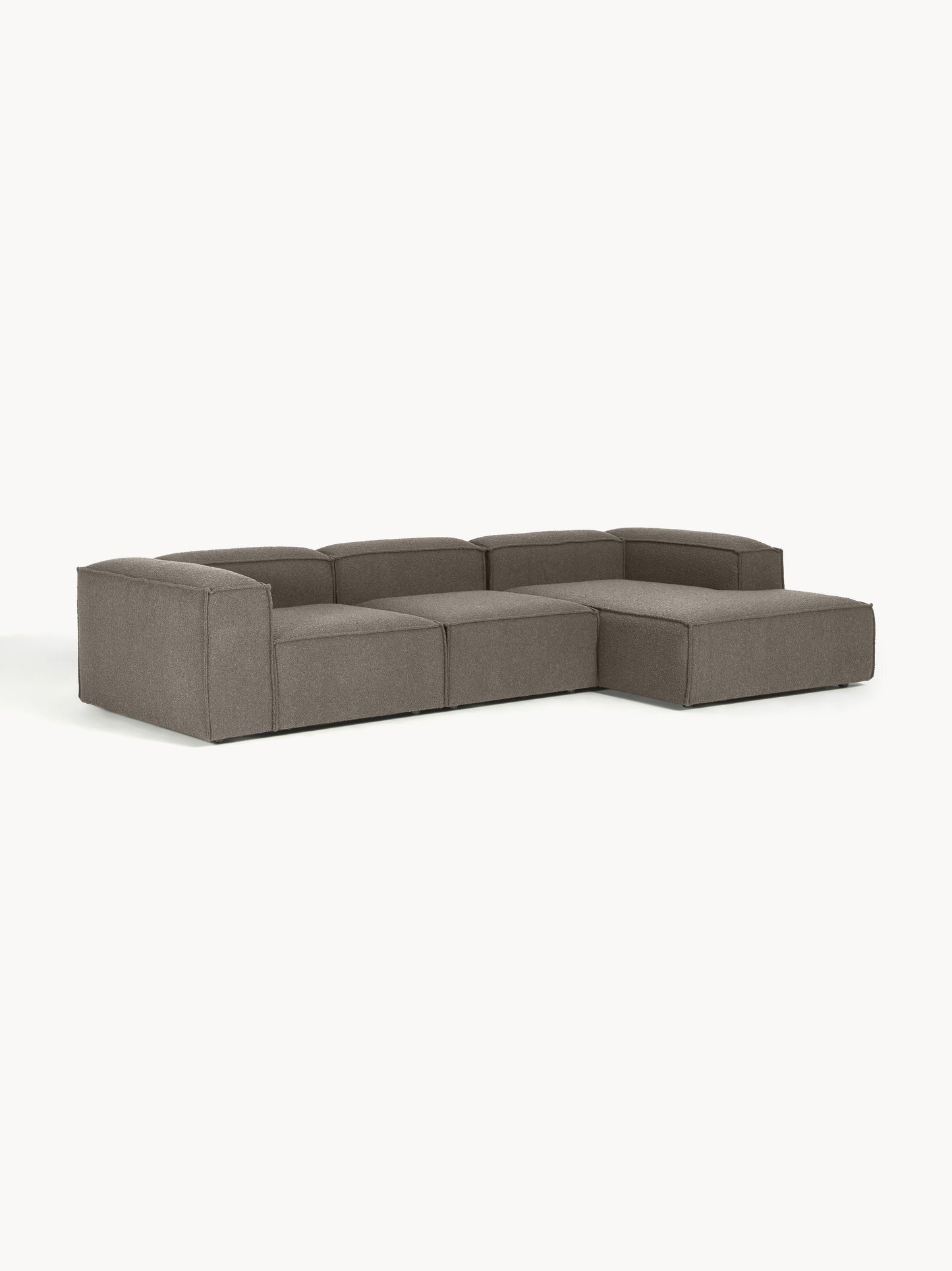 Lennaster Modular Bouclé Corner Sofa (4-Seater)