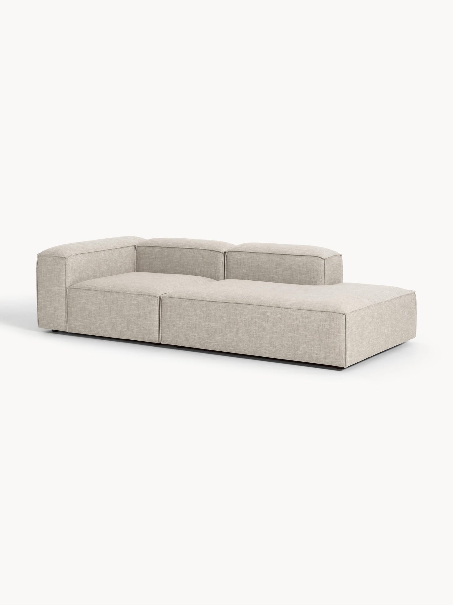 Lennaster Modular Ottoman in Linen Blend