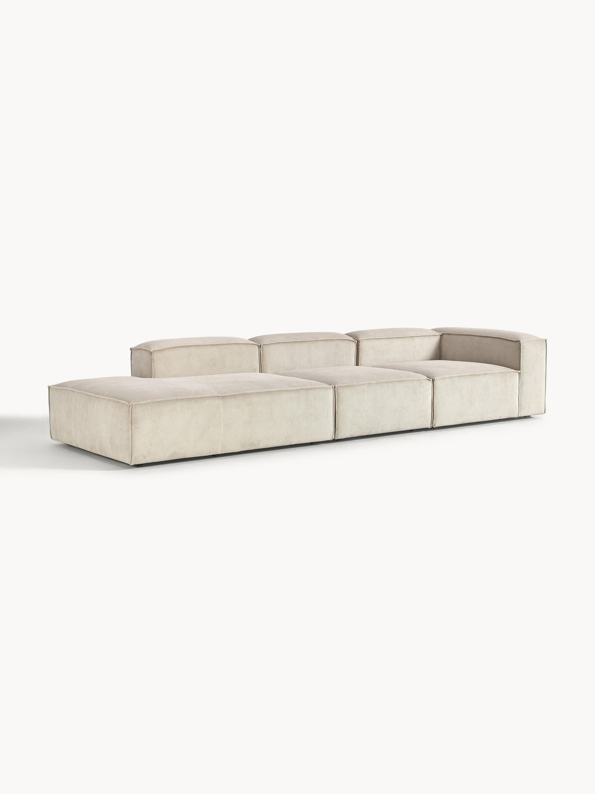 Lennaster Modular XL Ottoman in Corduroy
