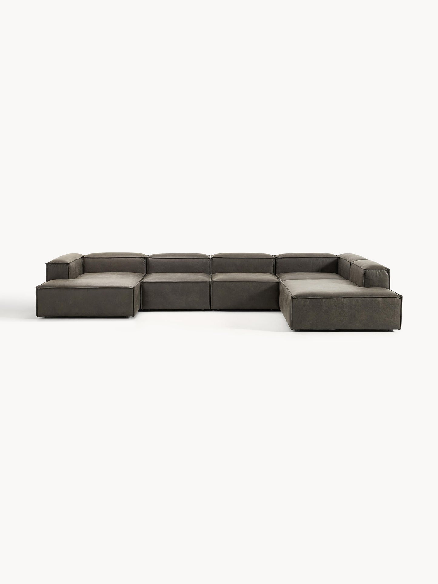 Lennaster Modular XL Sofa in Leather
