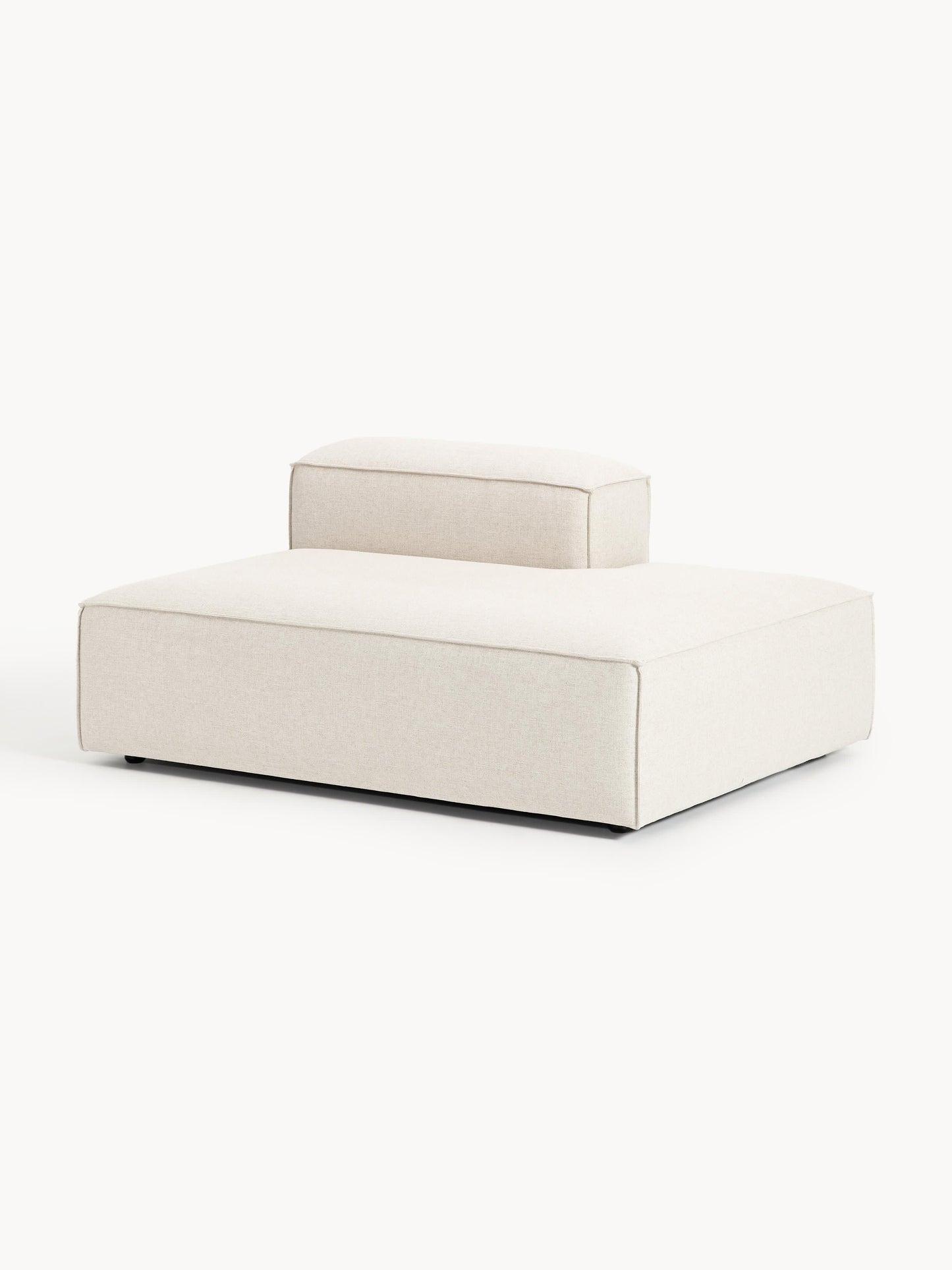 Lennaster Ottoman Module in Linen Blend