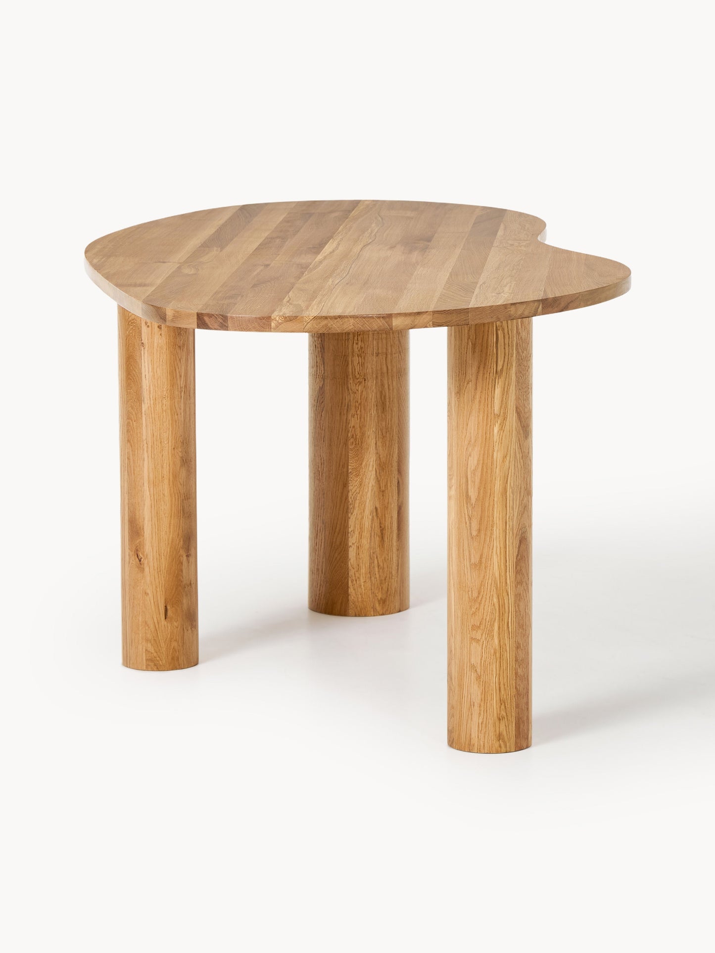 Narutoro Oak Dining Table with Organic Shape, in Various Sizes