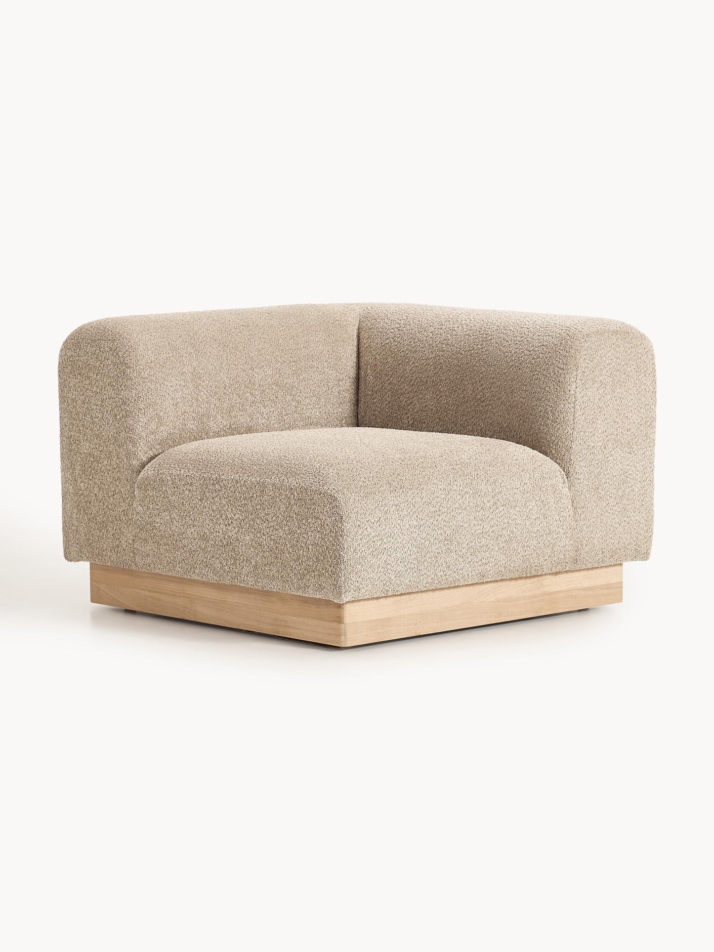 Natalisse Teddy Bouclé Corner Module