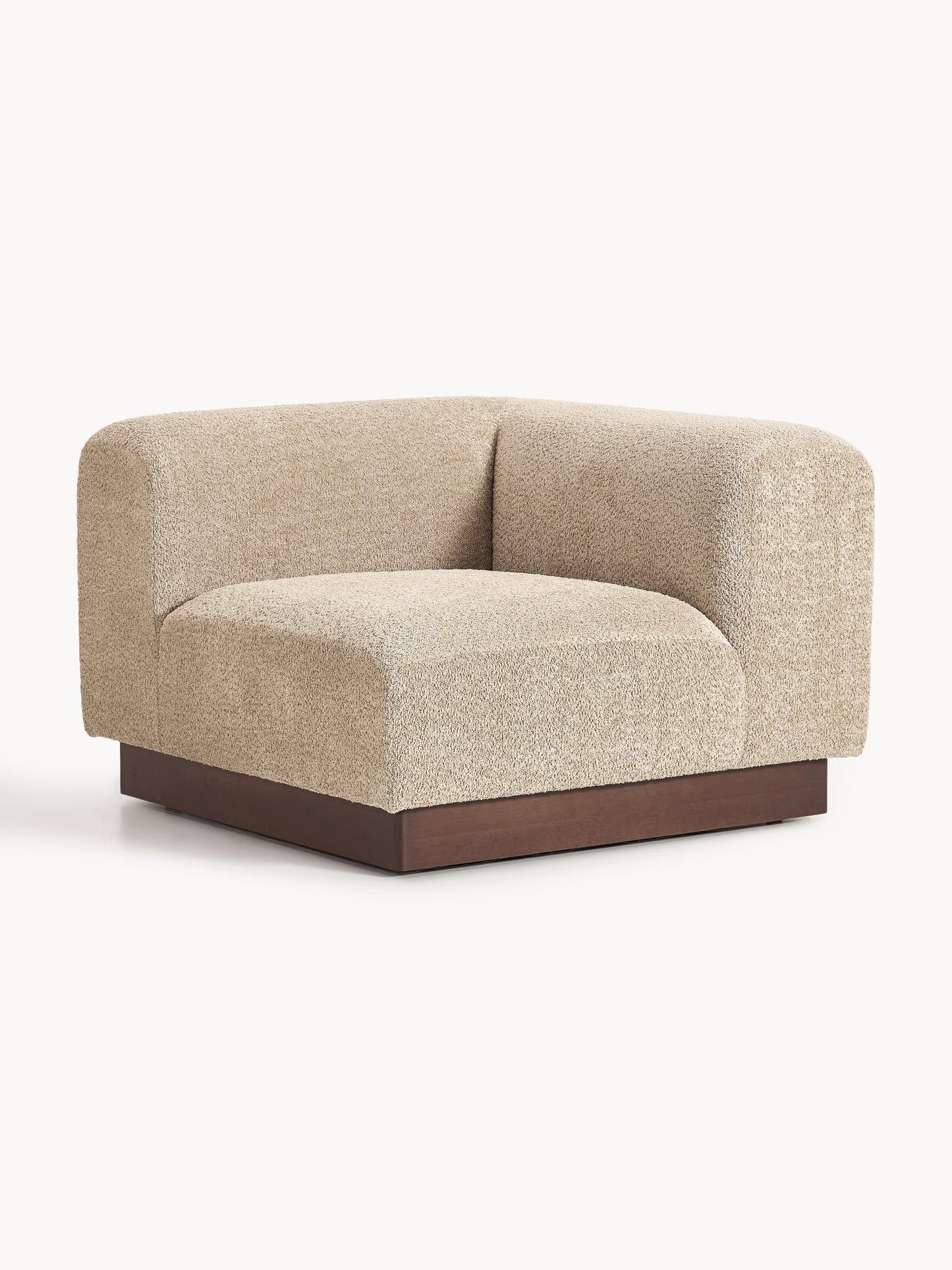 Natalisse Teddy Bouclé Corner Module