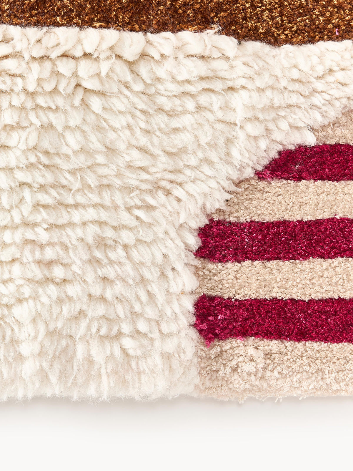 Roscmont Hand-Tufted Wool Rug with High-Low Texture