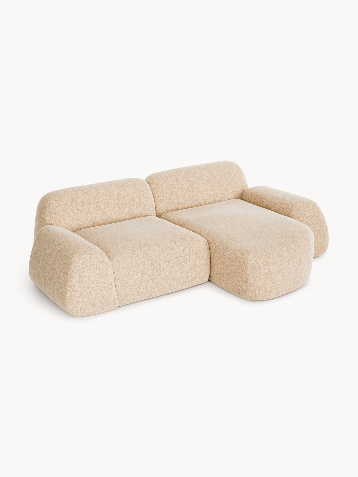 Wolkelle Modular Bouclé Corner Sofa (3-Seater)