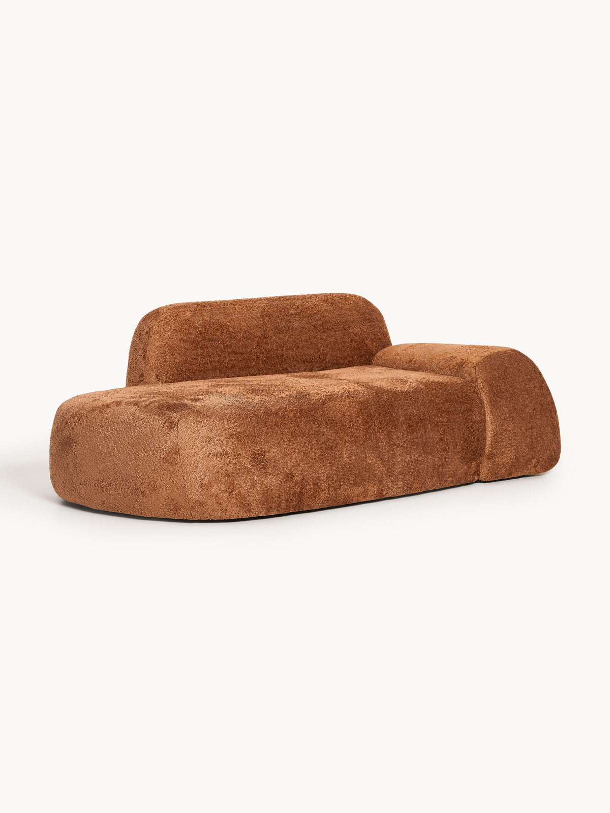 Wolkelle Teddy Bouclé Sofa (2-Seater) with Chaise Longue