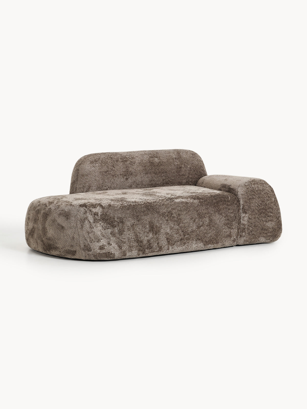 Wolkelle Teddy Bouclé Sofa (2-Seater) with Chaise Longue
