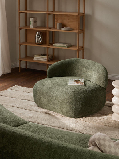 Albelle Lounge Chair in Teddy Bouclé