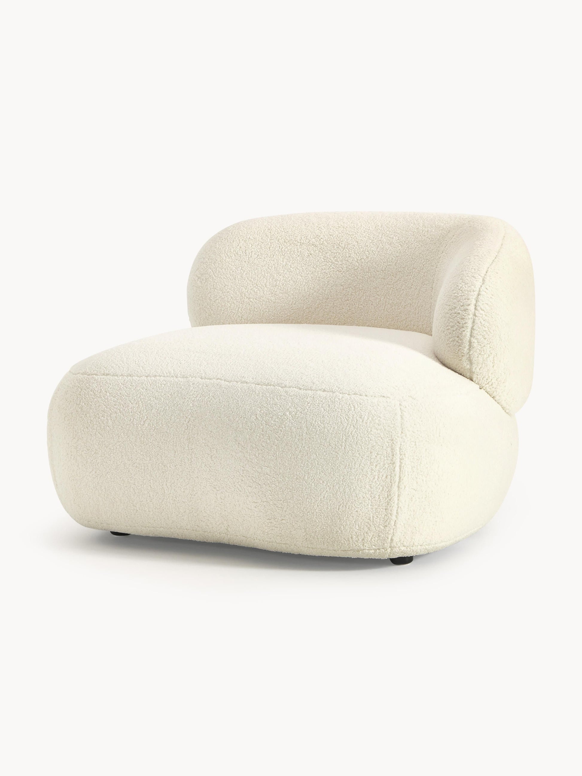 Albelle Teddy Fur Lounge Chair
