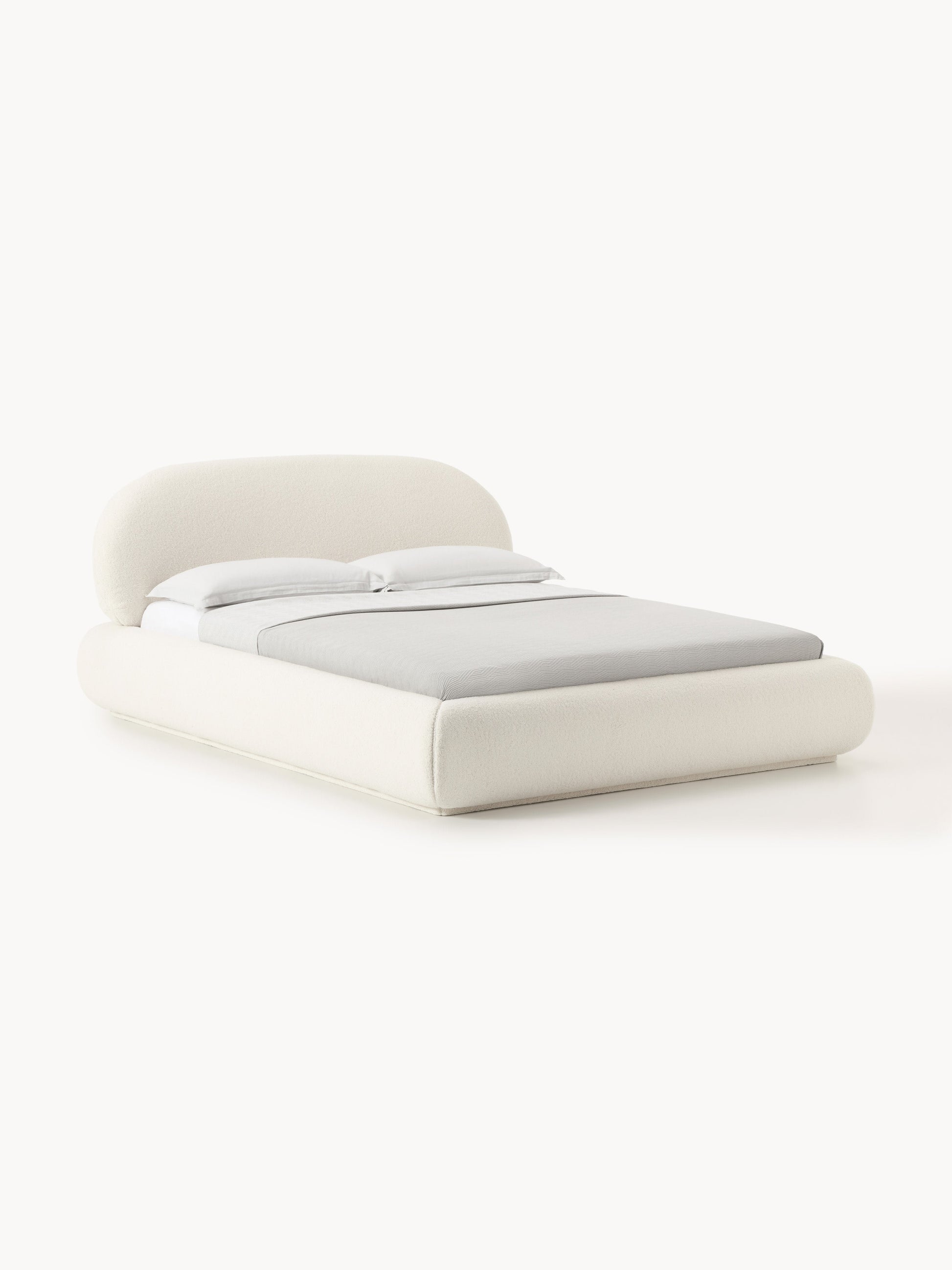 Albelle Teddy Upholstered Bed with Storage