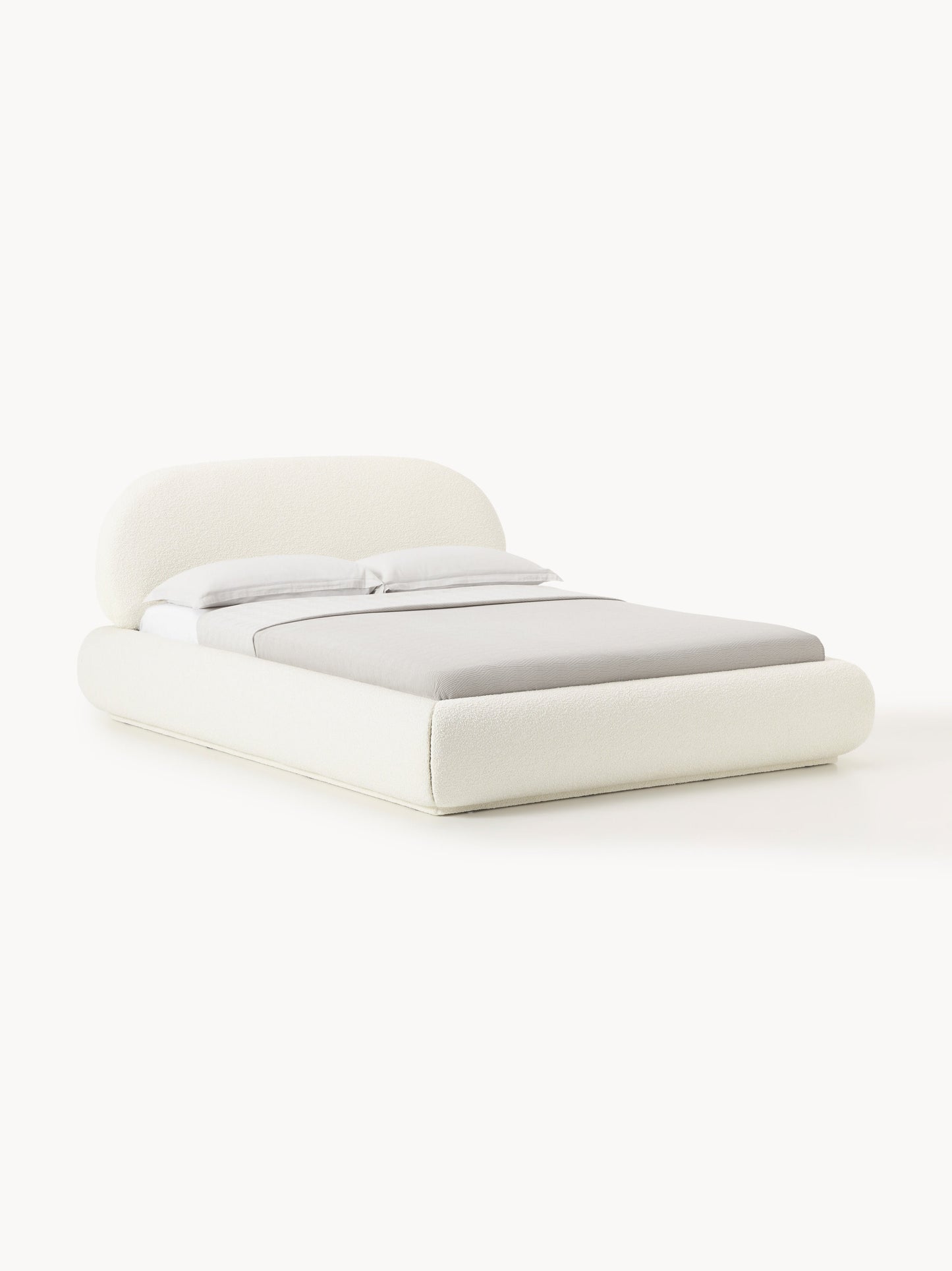 Albelle Upholstered Bouclé Bed