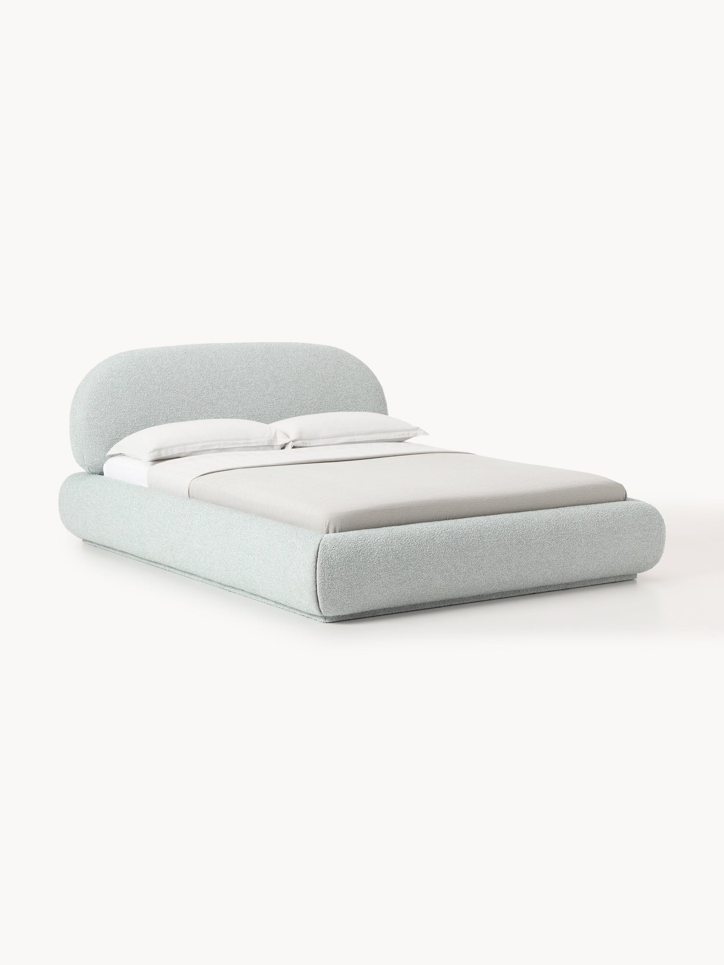 Albelle Upholstered Bouclé Bed