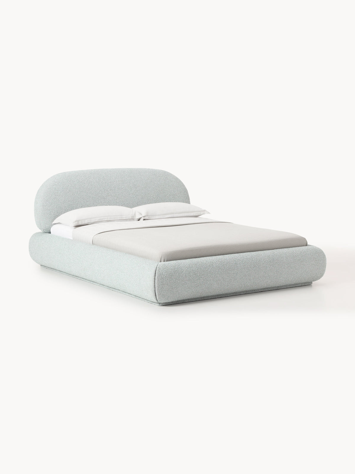 Albelle Upholstered Bouclé Bed