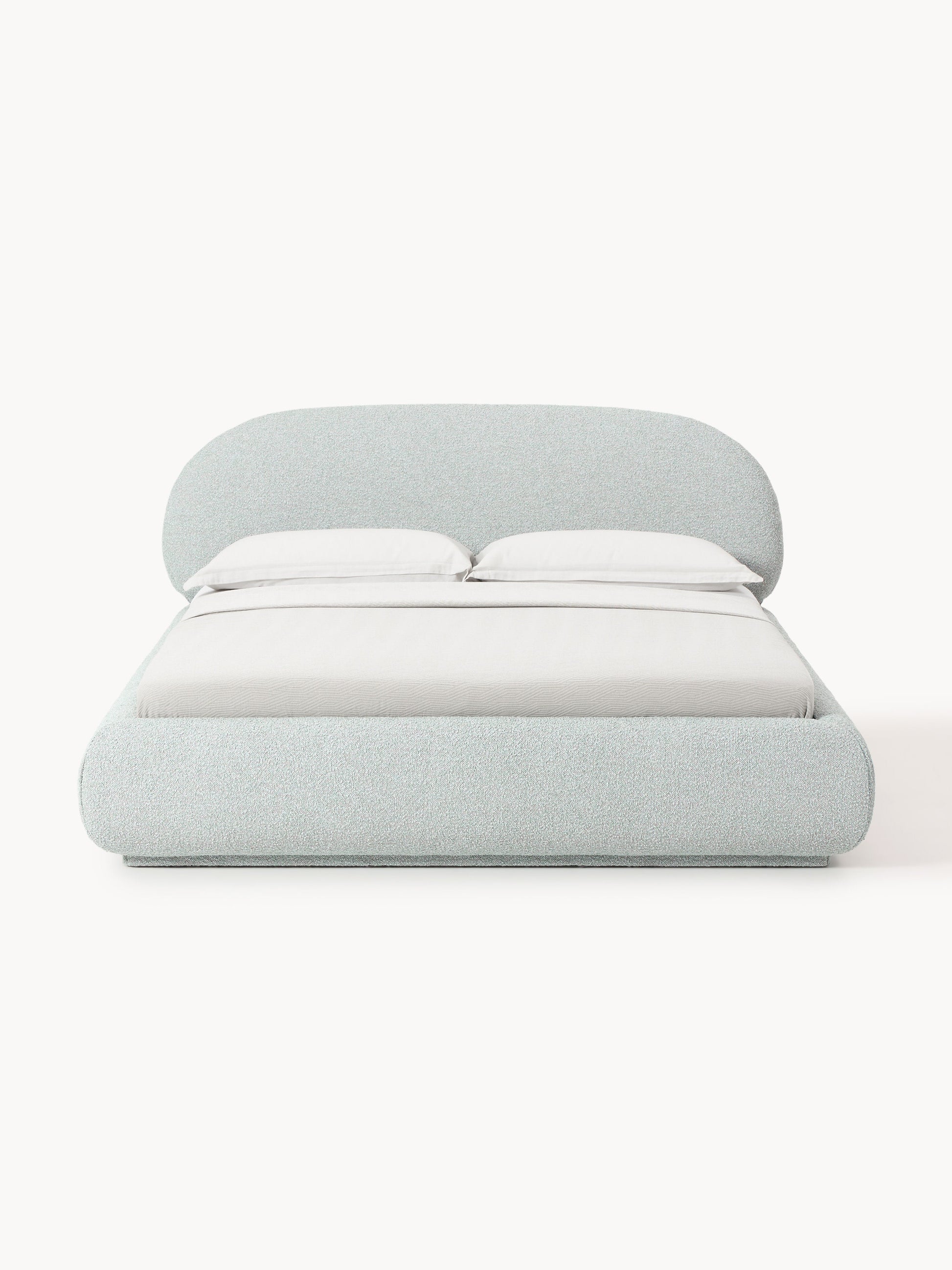 Albelle Upholstered Bouclé Bed