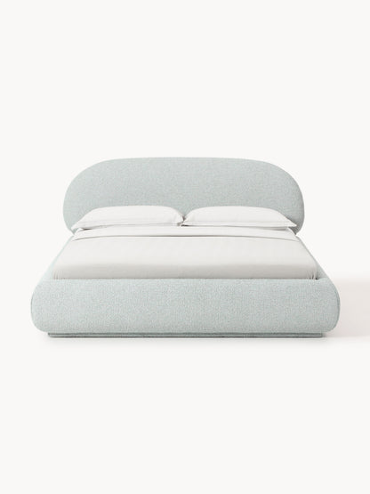 Albelle Upholstered Bouclé Bed