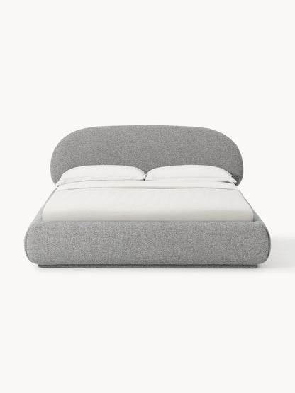 Albelle Upholstered Bouclé Bed