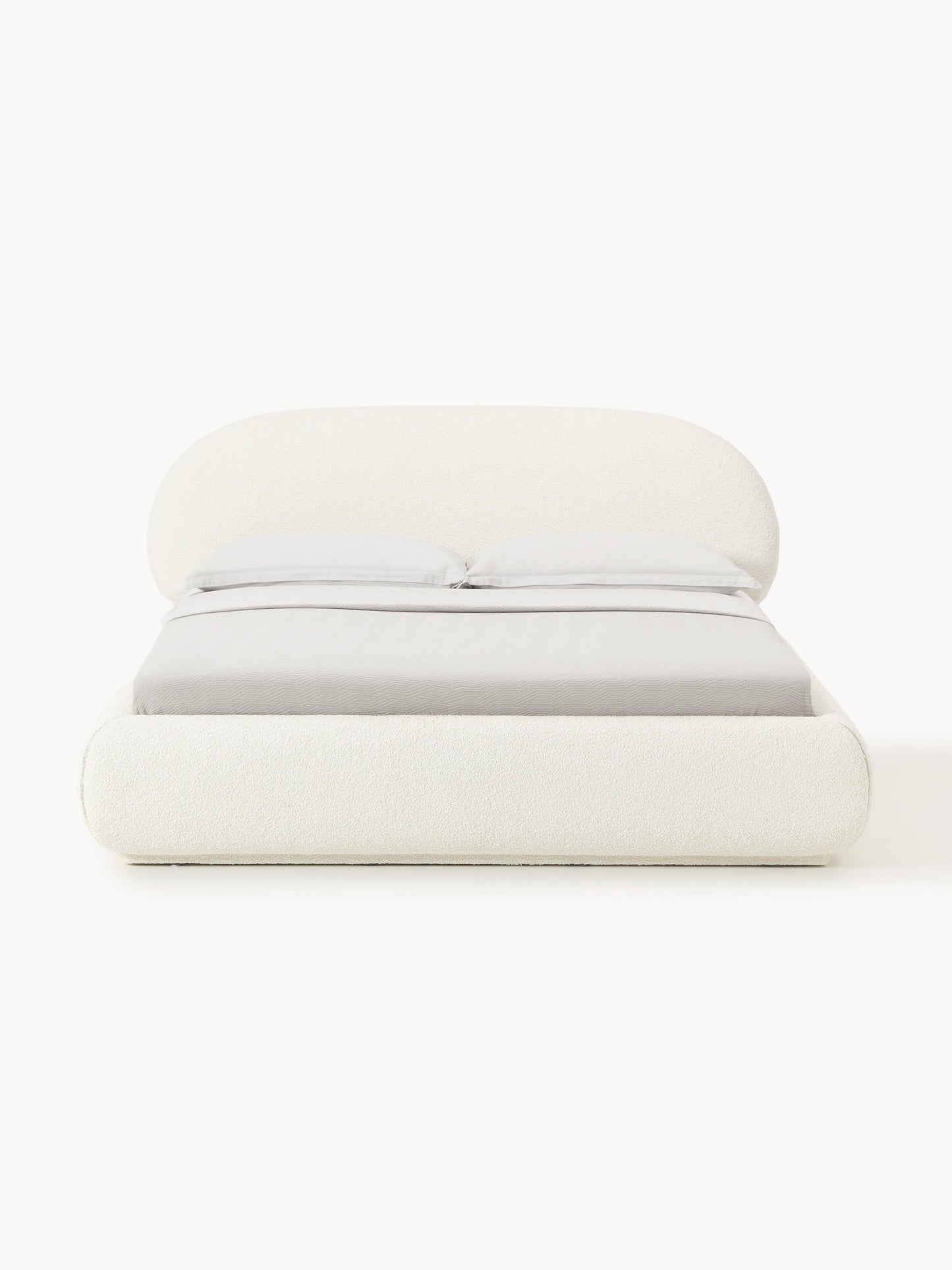 Albelle Upholstered Bouclé Bed
