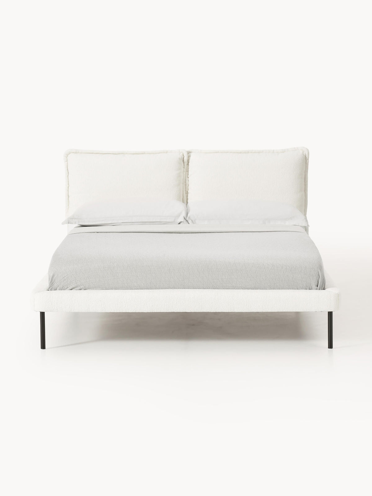 Amelbert Upholstered Teddy Bouclé Bed