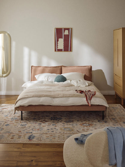 Amelbert Upholstered Teddy Bouclé Bed