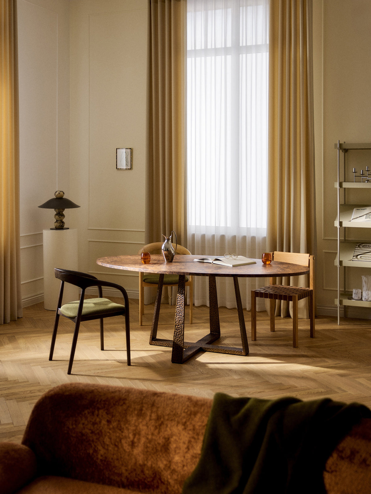 Amellina Oval Dining Table, in Various Sizes