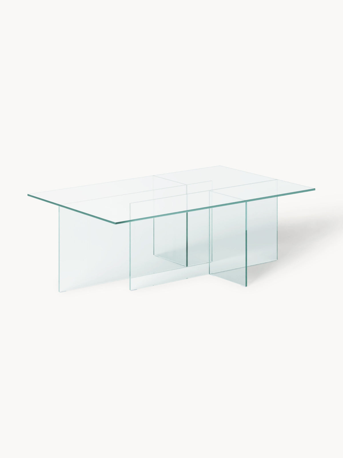 Anoulise Glass Coffee Table, W 102 cm