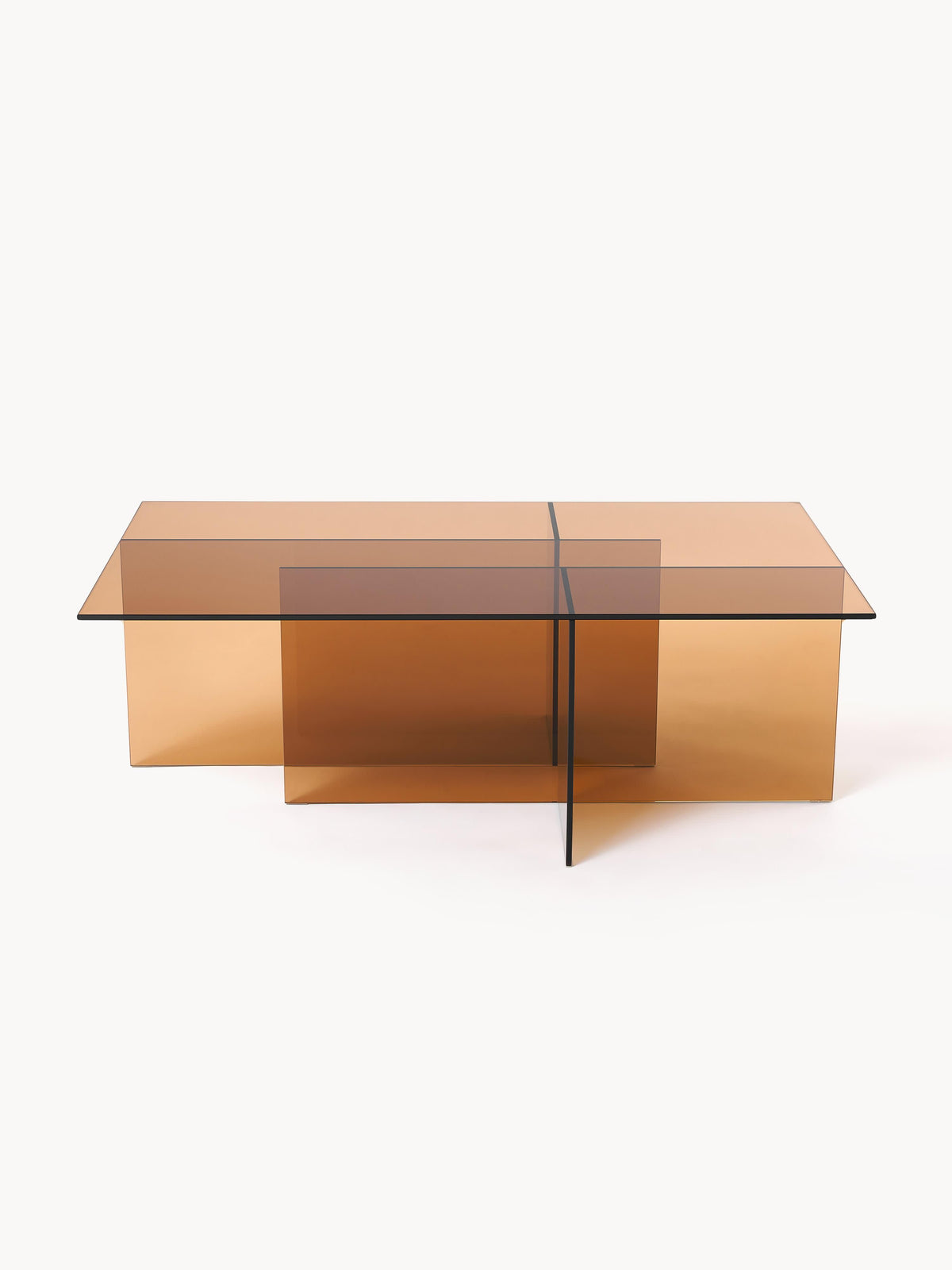 Anoulise Glass Coffee Table, W 102 cm