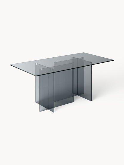Anoulise Glass Dining Table, 180 x 90 cm