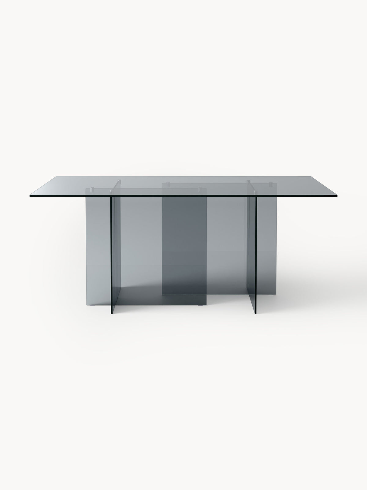 Anoulise Glass Dining Table, 180 x 90 cm