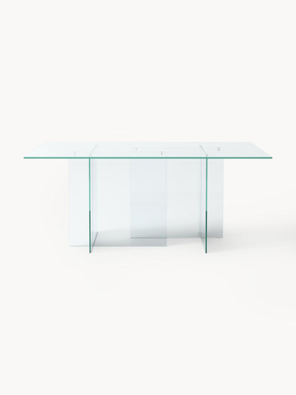 Anoulise Glass Dining Table, 180 x 90 cm