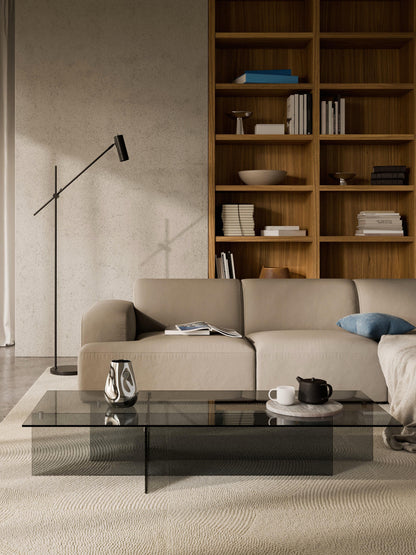 Anoulise Large Glass Coffee Table, W 160 cm