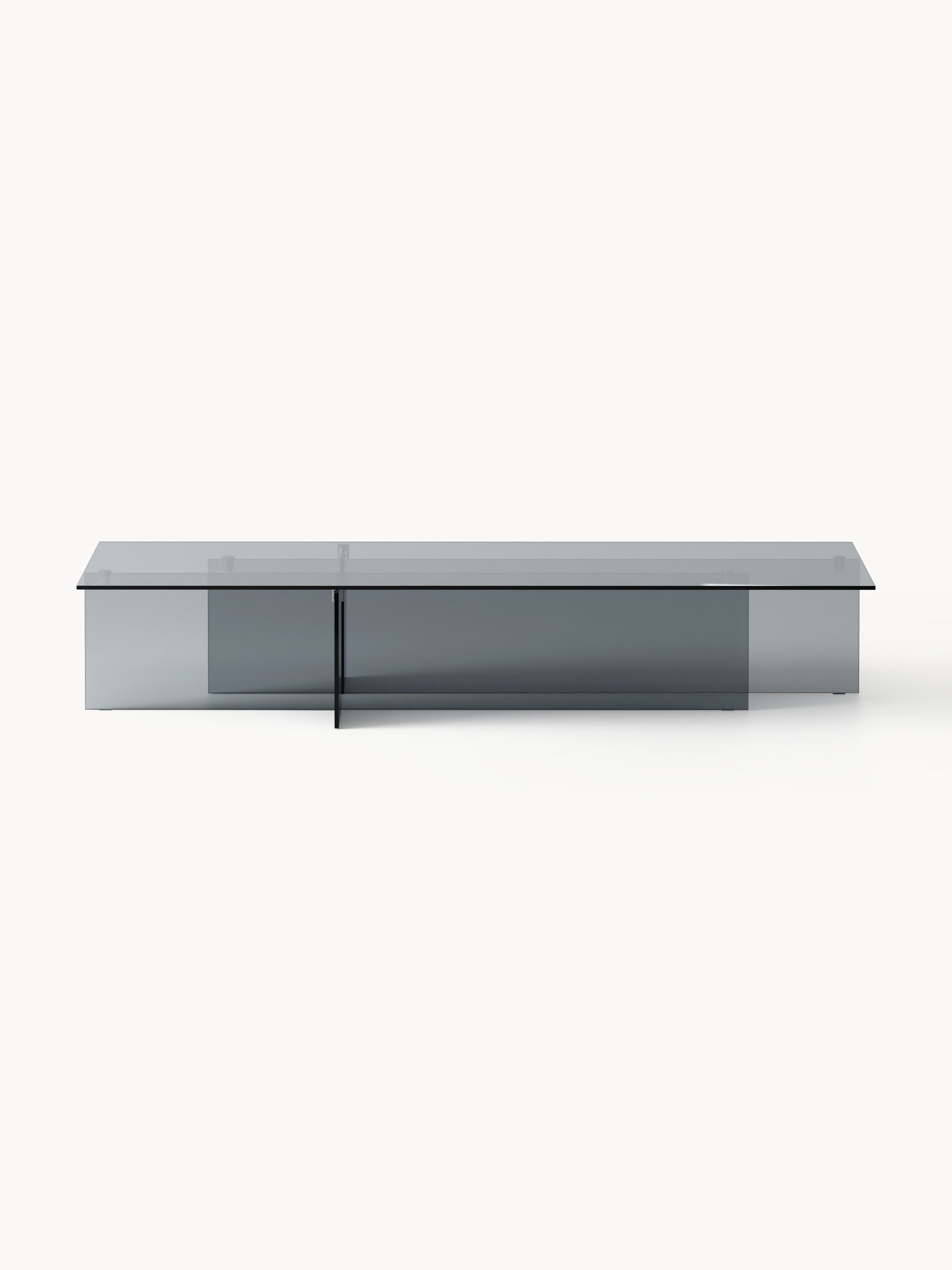Anoulise Large Glass Coffee Table, W 160 cm