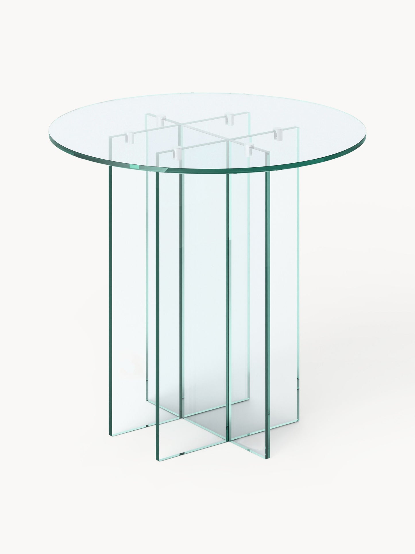 Anoulise Round Glass Dining Table, in Various Sizes