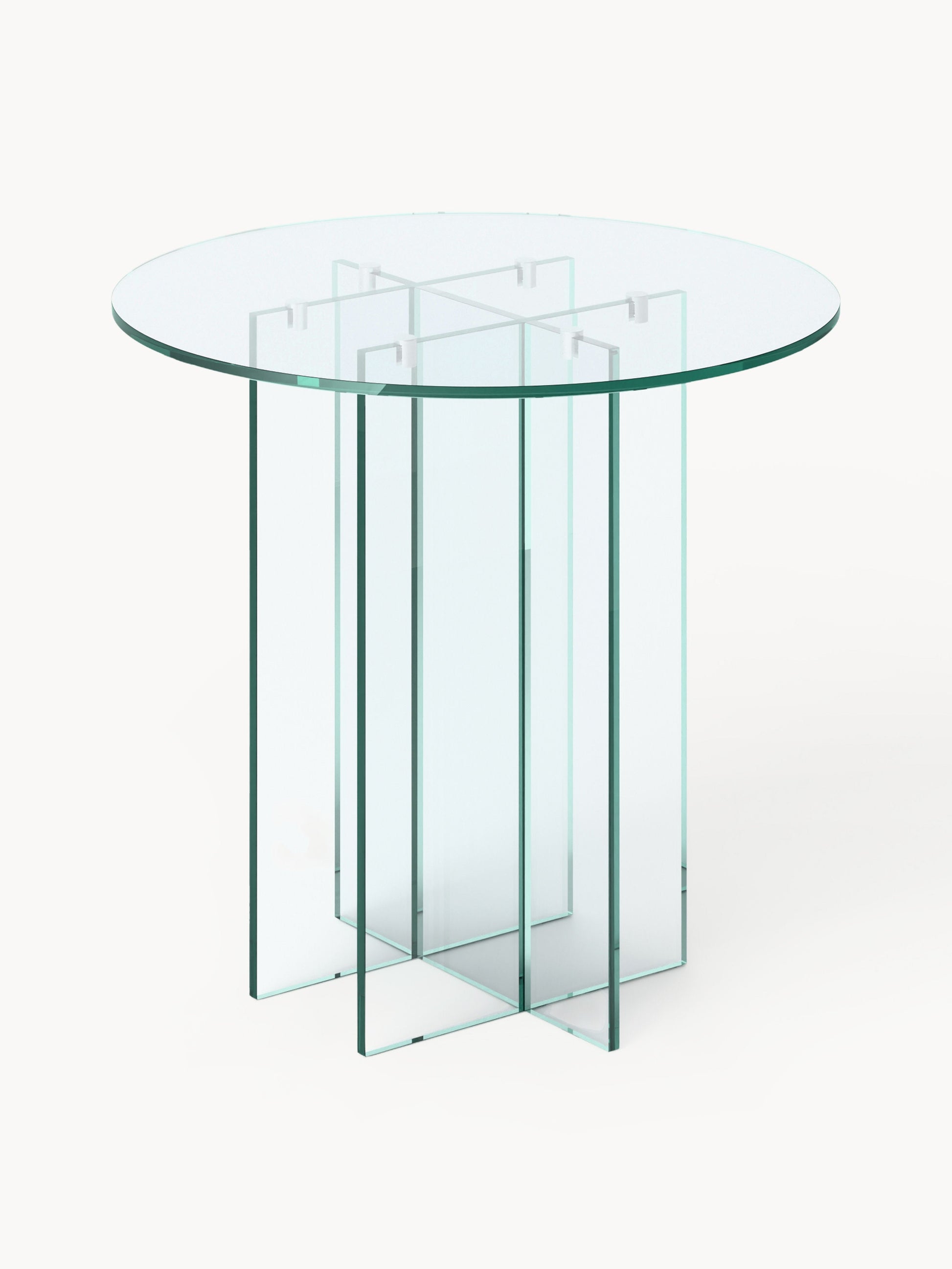 Anoulise Round Glass Dining Table, in Various Sizes