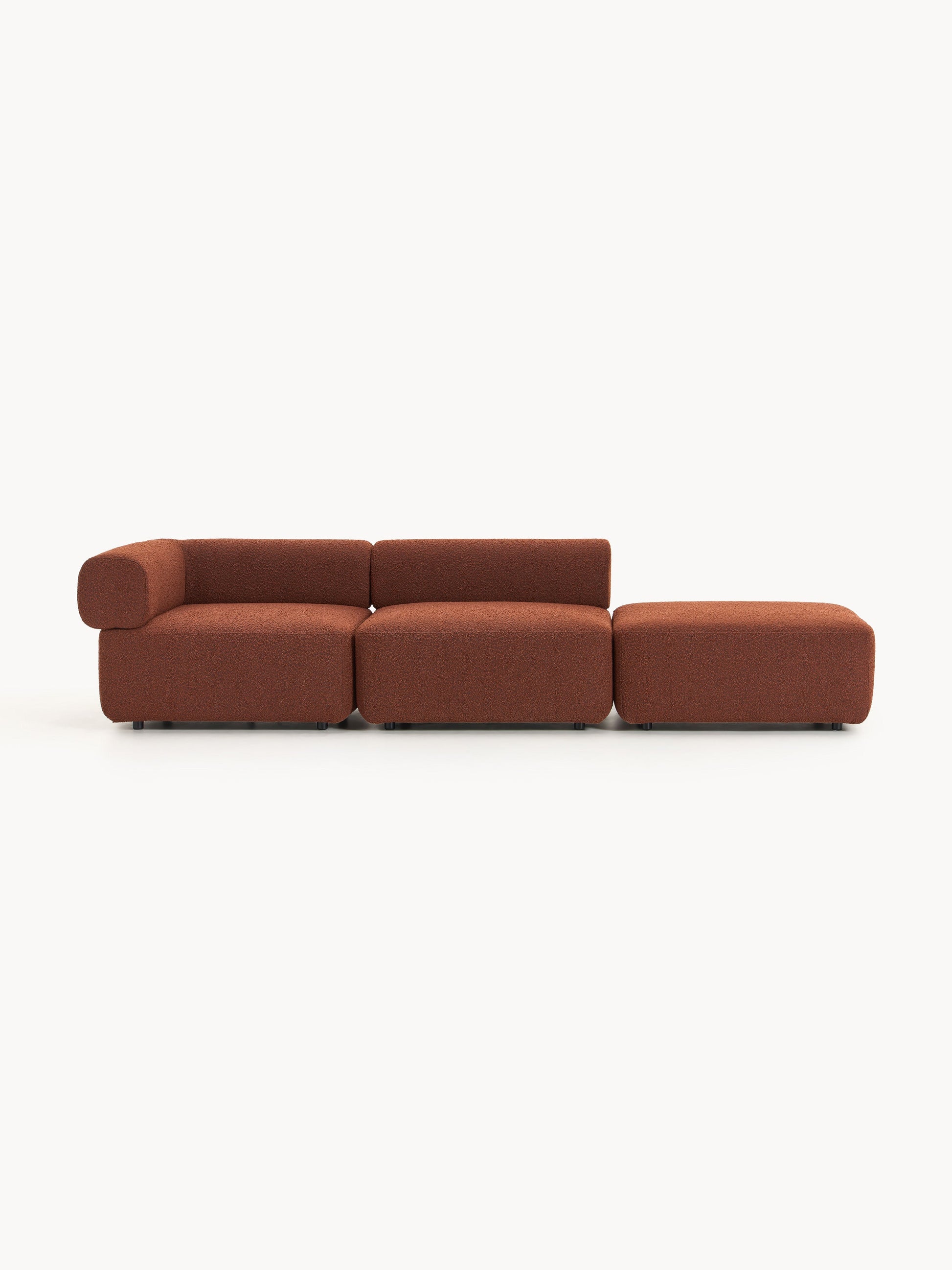 Antonure Modular Ottoman in Bouclé