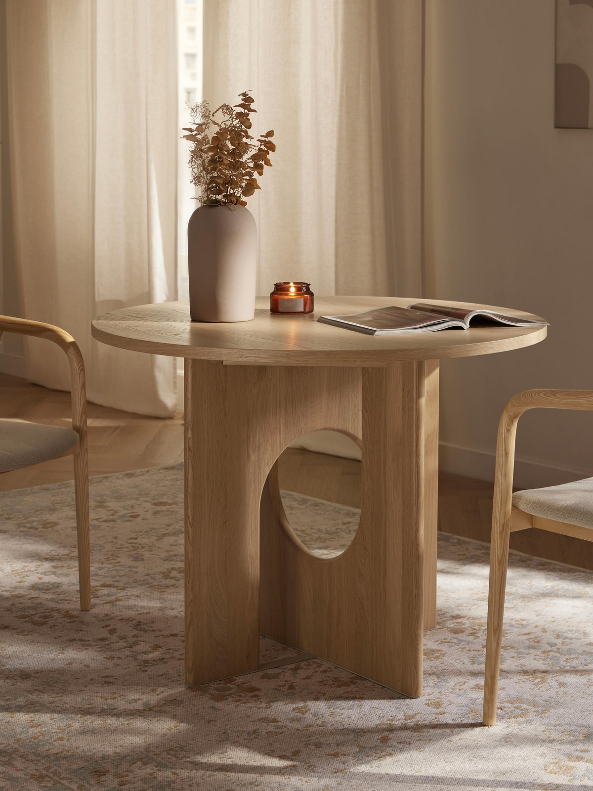 Apolmont Round Dining Table, in Various Sizes